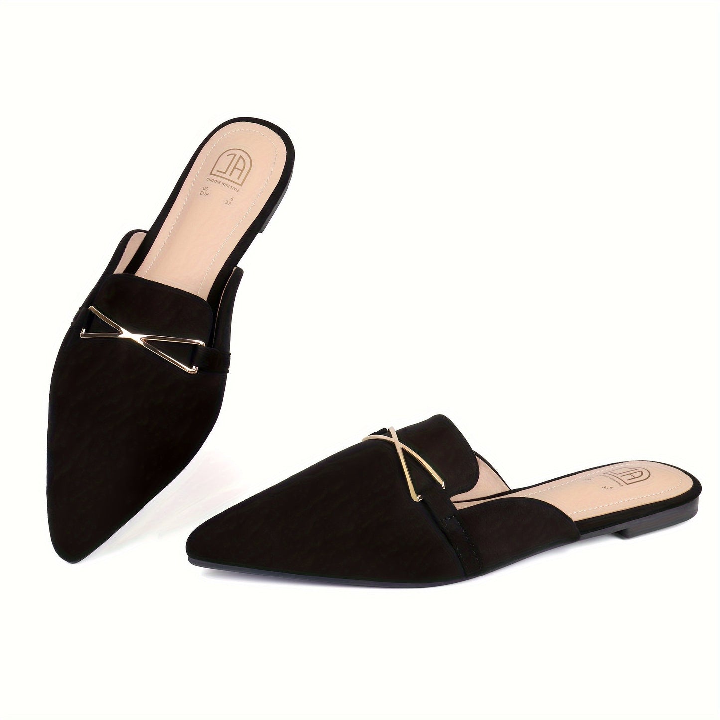 Damen-Pantoletten Pedrine - modisch und flach