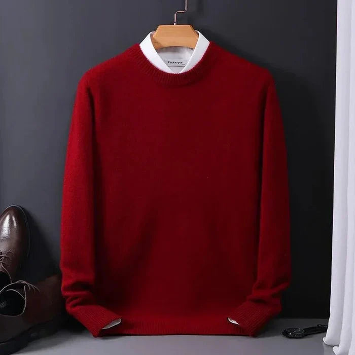 Krohn-e | Sweater - Herren Kaschmir Lockere Sweater