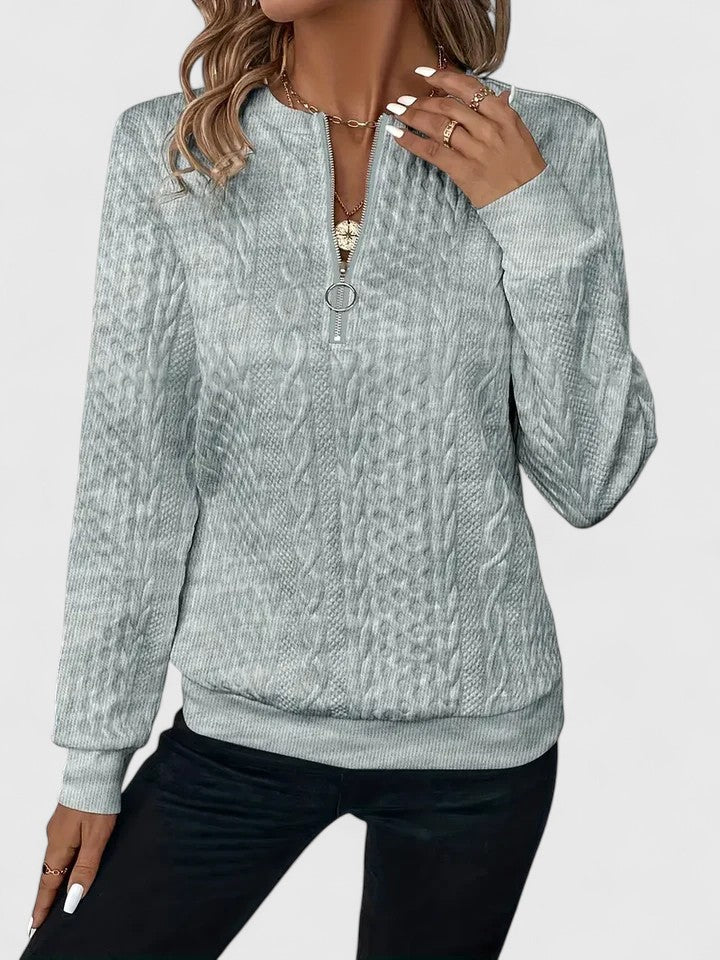 KROHN-E Damen Strickpullover Kuschelig Relaxed Fit Vielseitig