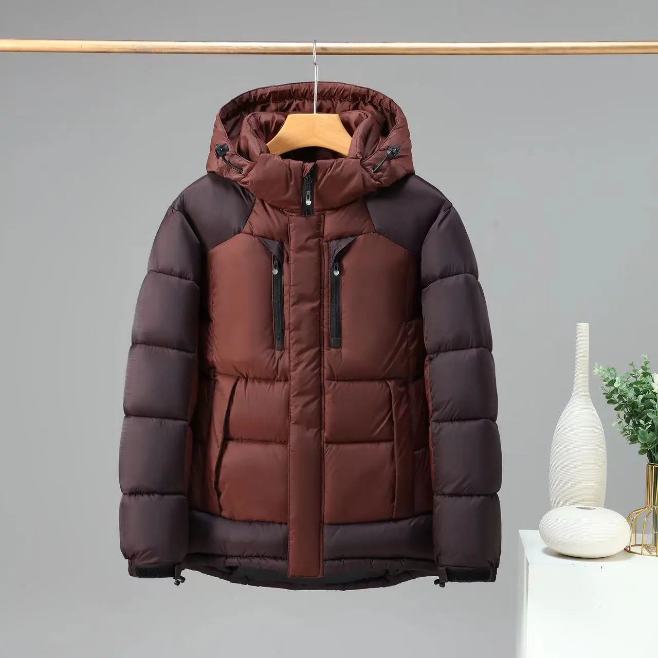 Krohn-e | Wintermantel mit Abnehmbarer Kapuze