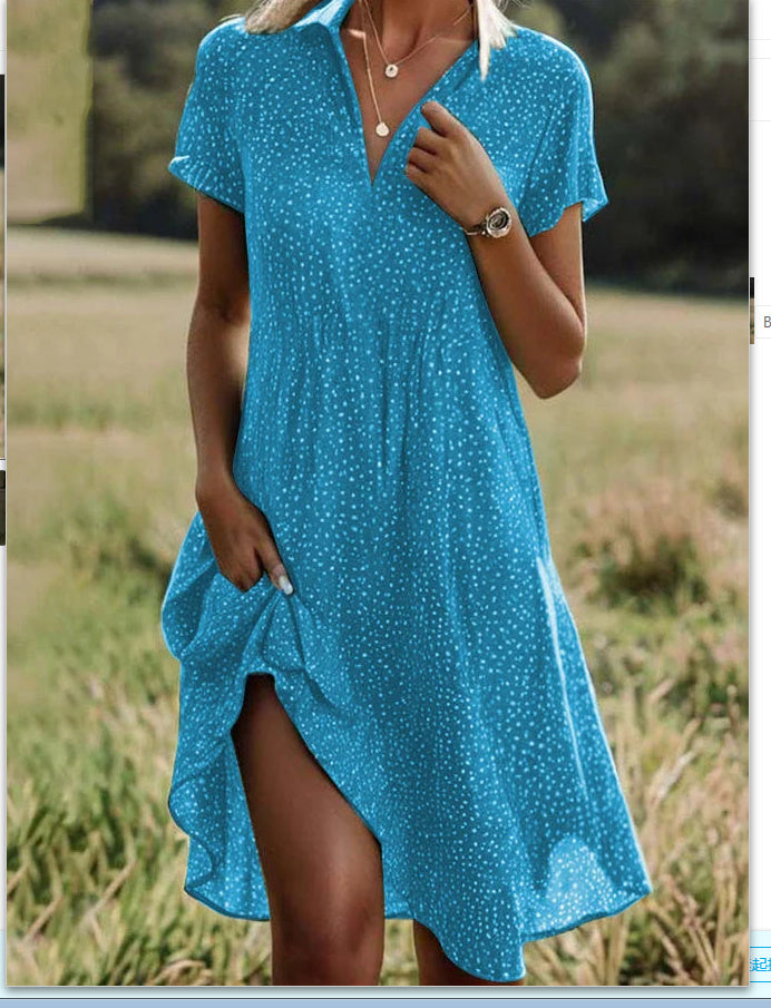 Ethno-Style Midikleid für Damen von Fudus