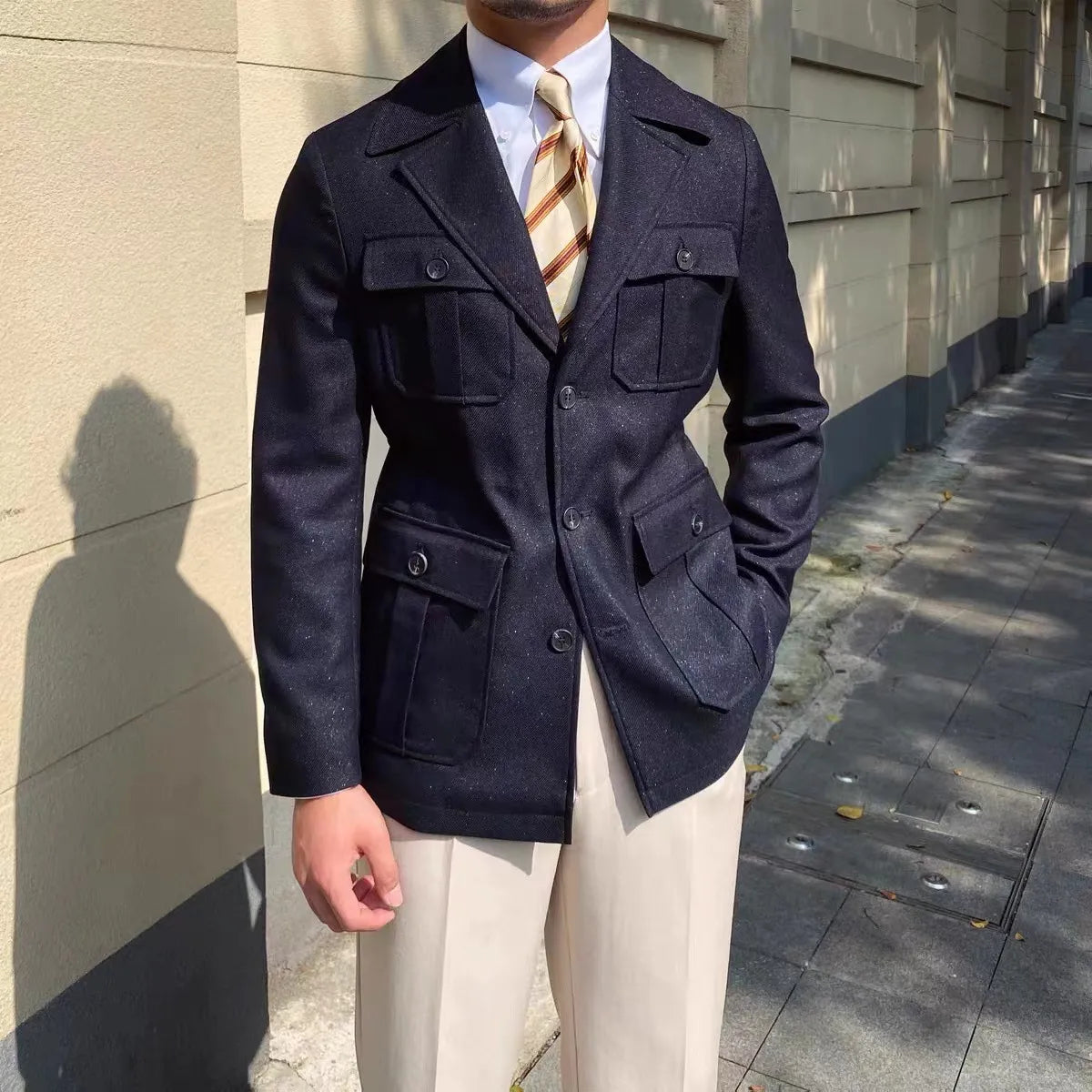 Krohn-e | Winterjacke mit Stehkragen, Haute Couture