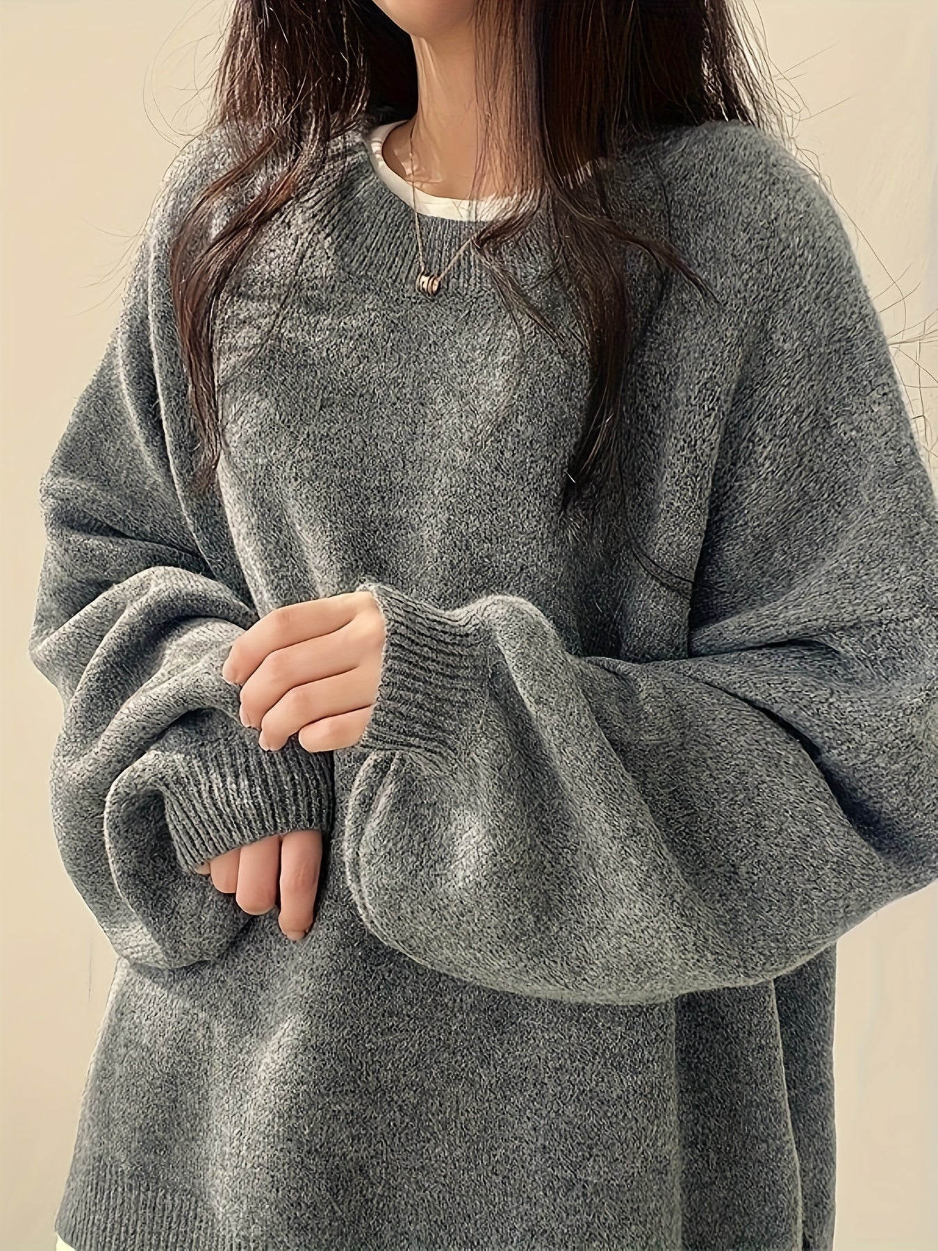 Krohn-e | Lässiger Übergröße Pullover - Krohn-e