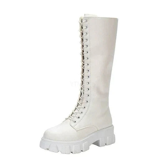 Krohn-e | Stilvolle kniehohe Stiefel für Damen