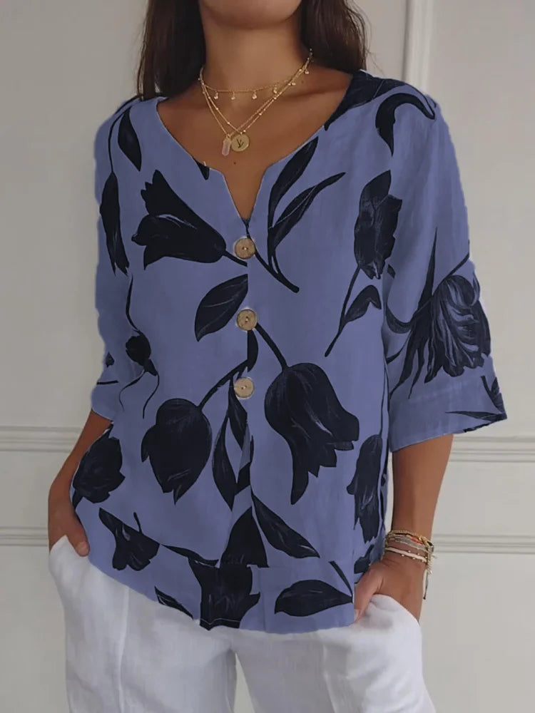 Minda Bluse: Elegante Spitze an den Ärmeln