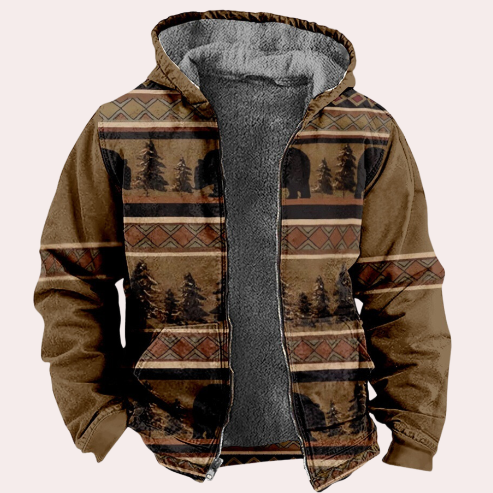 Herren Kapuzenjacke von KAIMEE im klassischen Stil