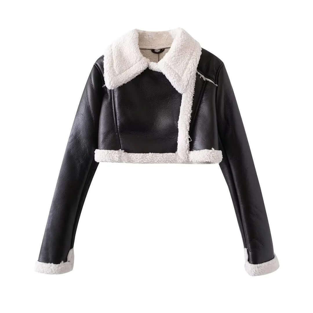 Krohn-e | Damen Winterjacke mit Fellfutter