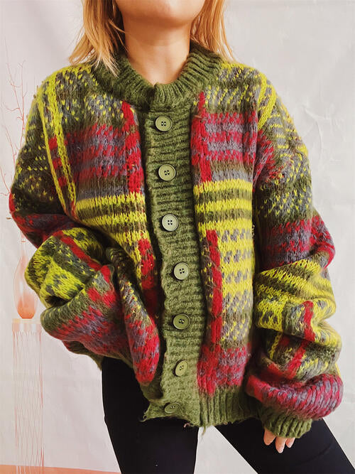 Krohn-e | Elegante und Lässige Allgemeine Strickjacke