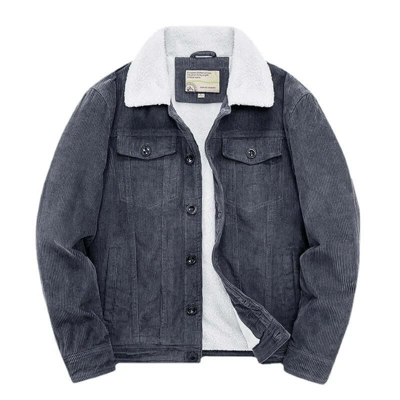Krohn-e | Herren Freizeit Cordjacke Windbreaker