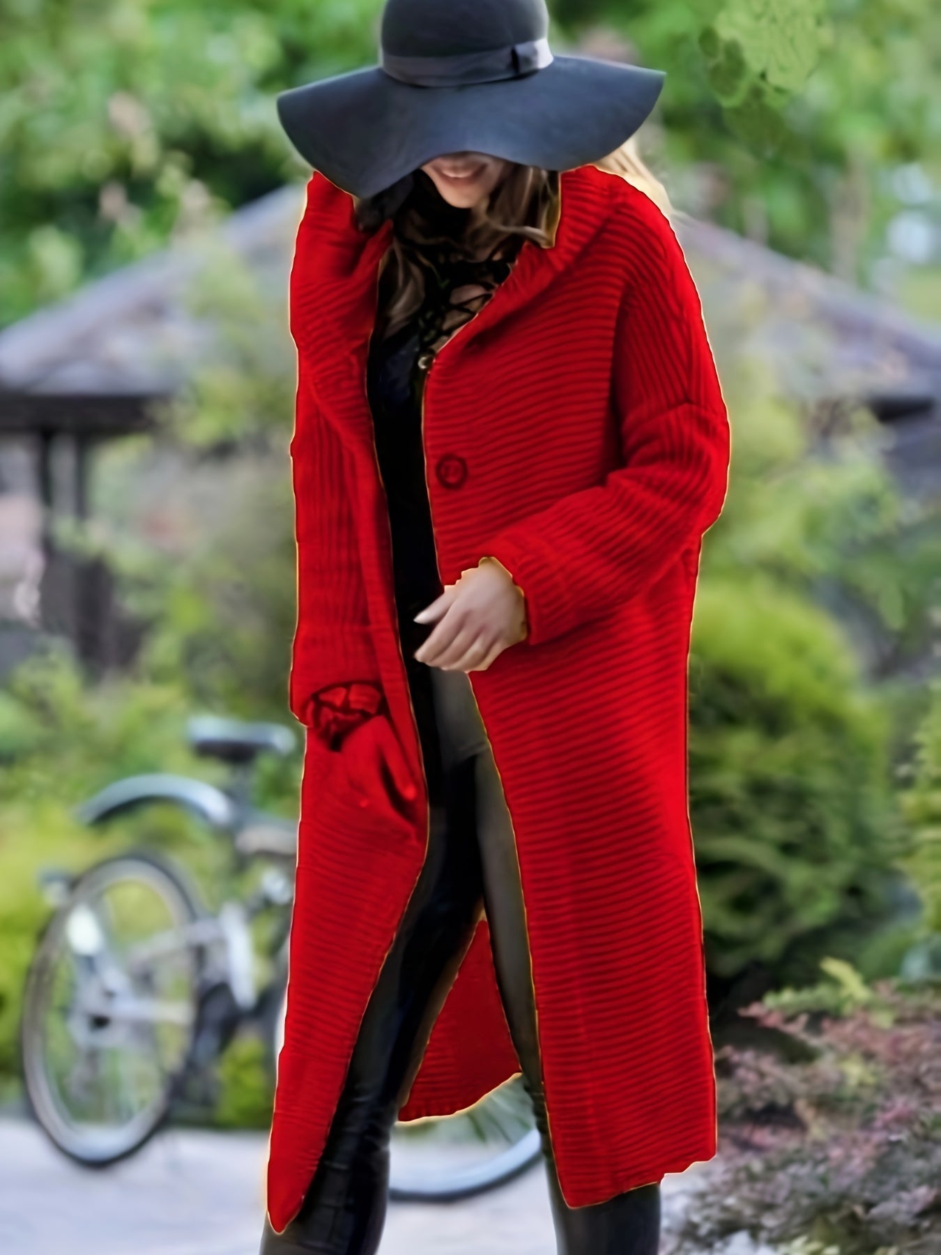 Krohn-e | Damen Freizeit Strickjacke Mit Kapuze Und Langen Ärmeln