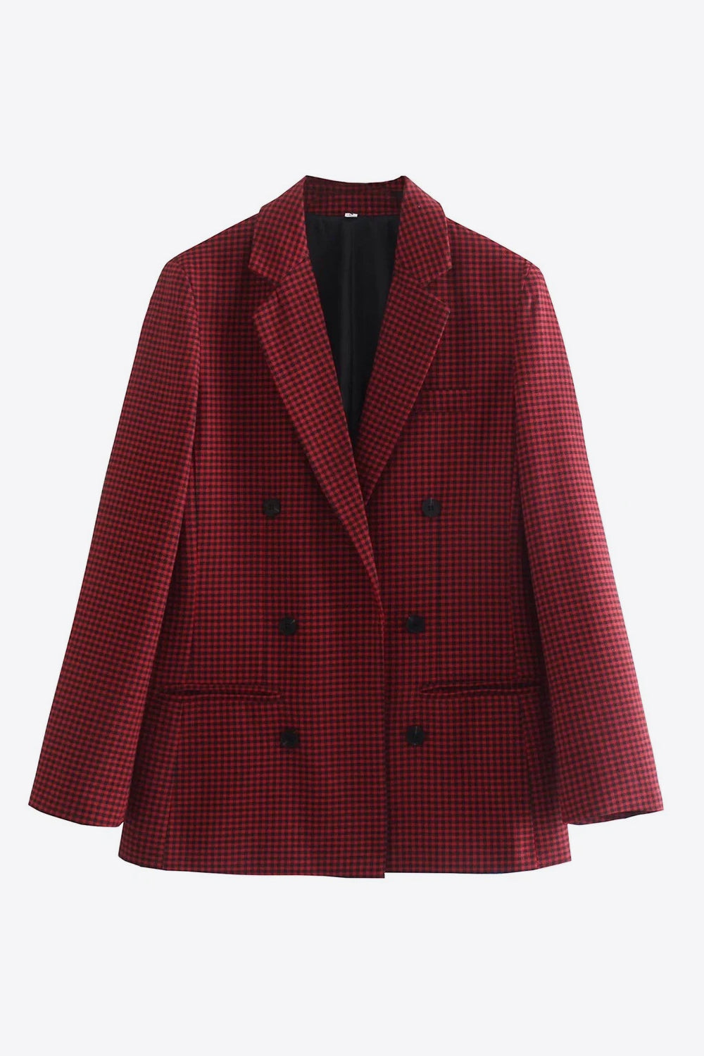 Krohn-e | Kariertes Doppelbreasted Blazer