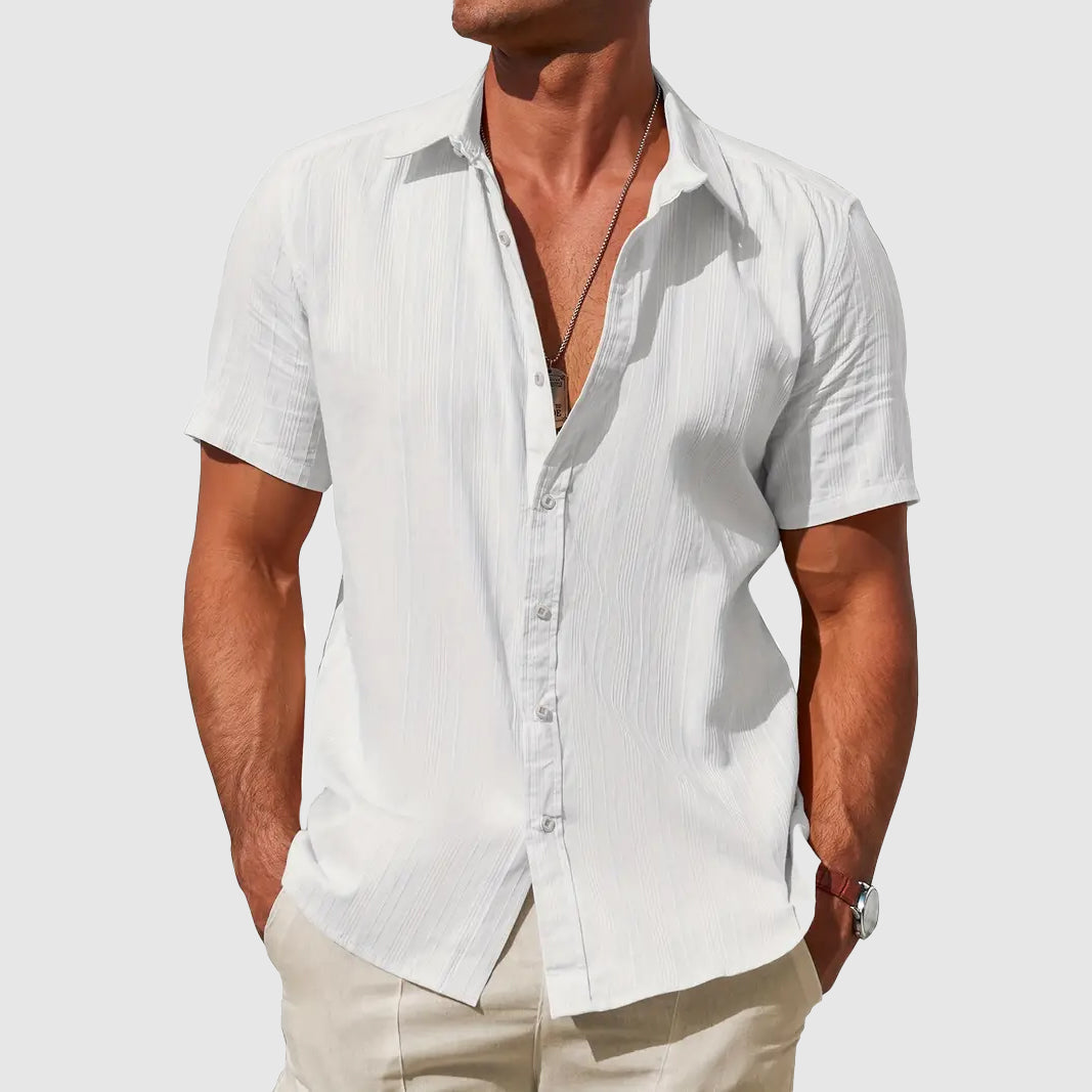 Caius | Herren Kurzarmhemd Regular Fit Freizeithemd