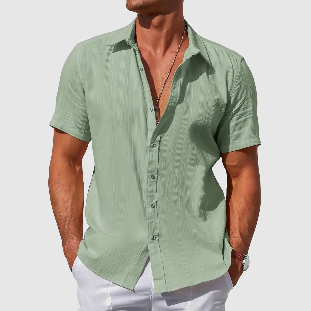 Caius | Herren Kurzarmhemd Regular Fit Freizeithemd