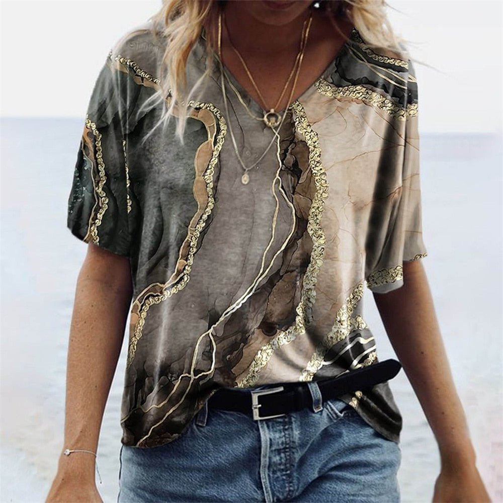 Boho-Sommer-T-Shirt von Imiza