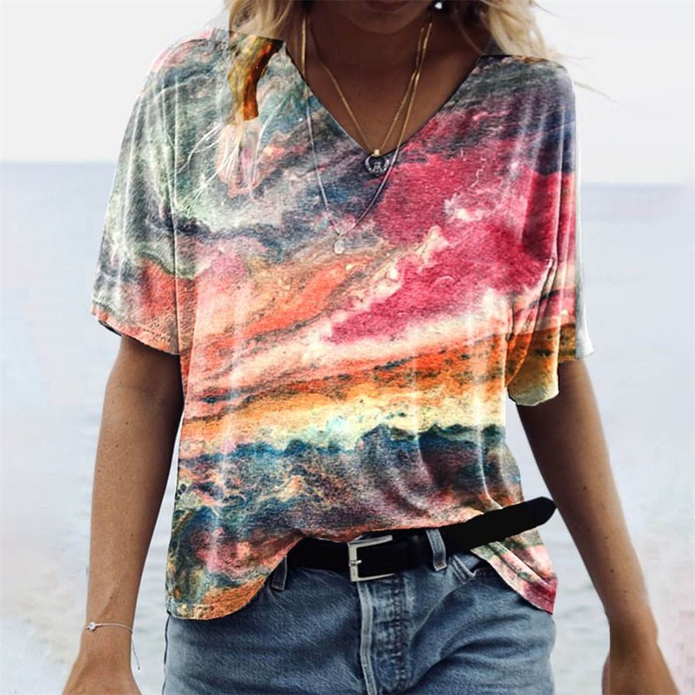 Boho-Sommer-T-Shirt von Imiza