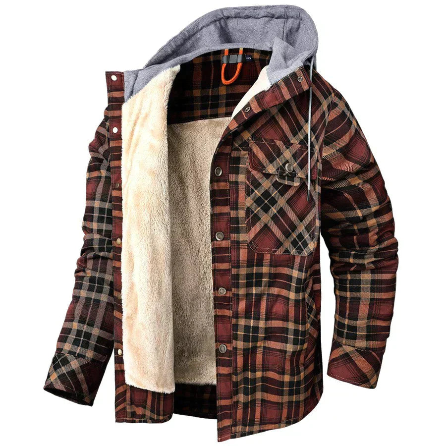 Herren Winterjacke aus Flanellfleece