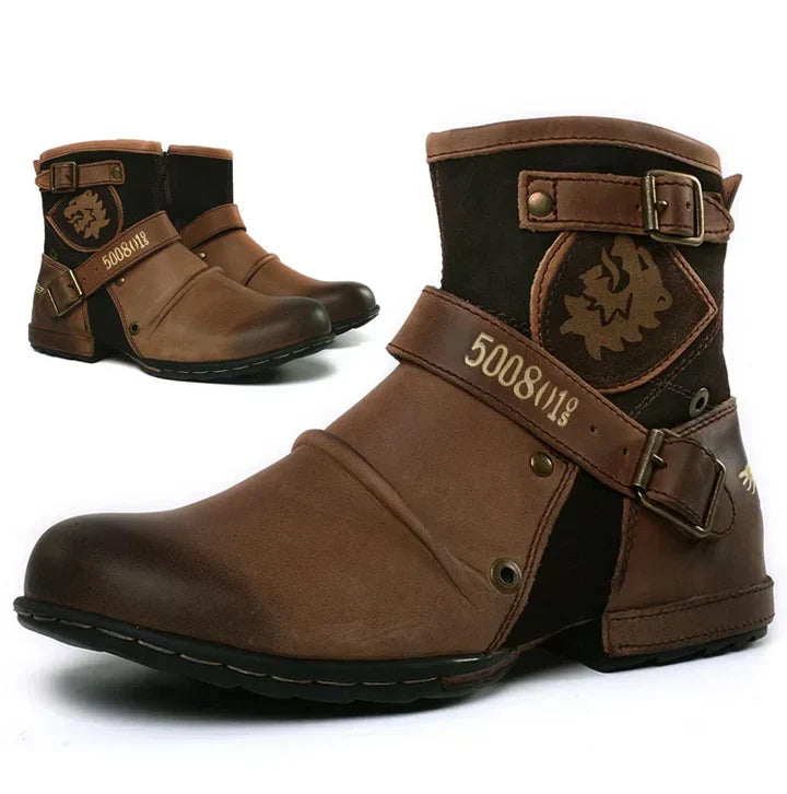 Krohn-e | Herrenstiefel mit Robuster Sohle