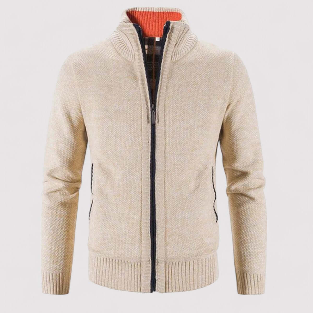 Krohn-e | Herren Ganzjahres-Woll-Cardigan