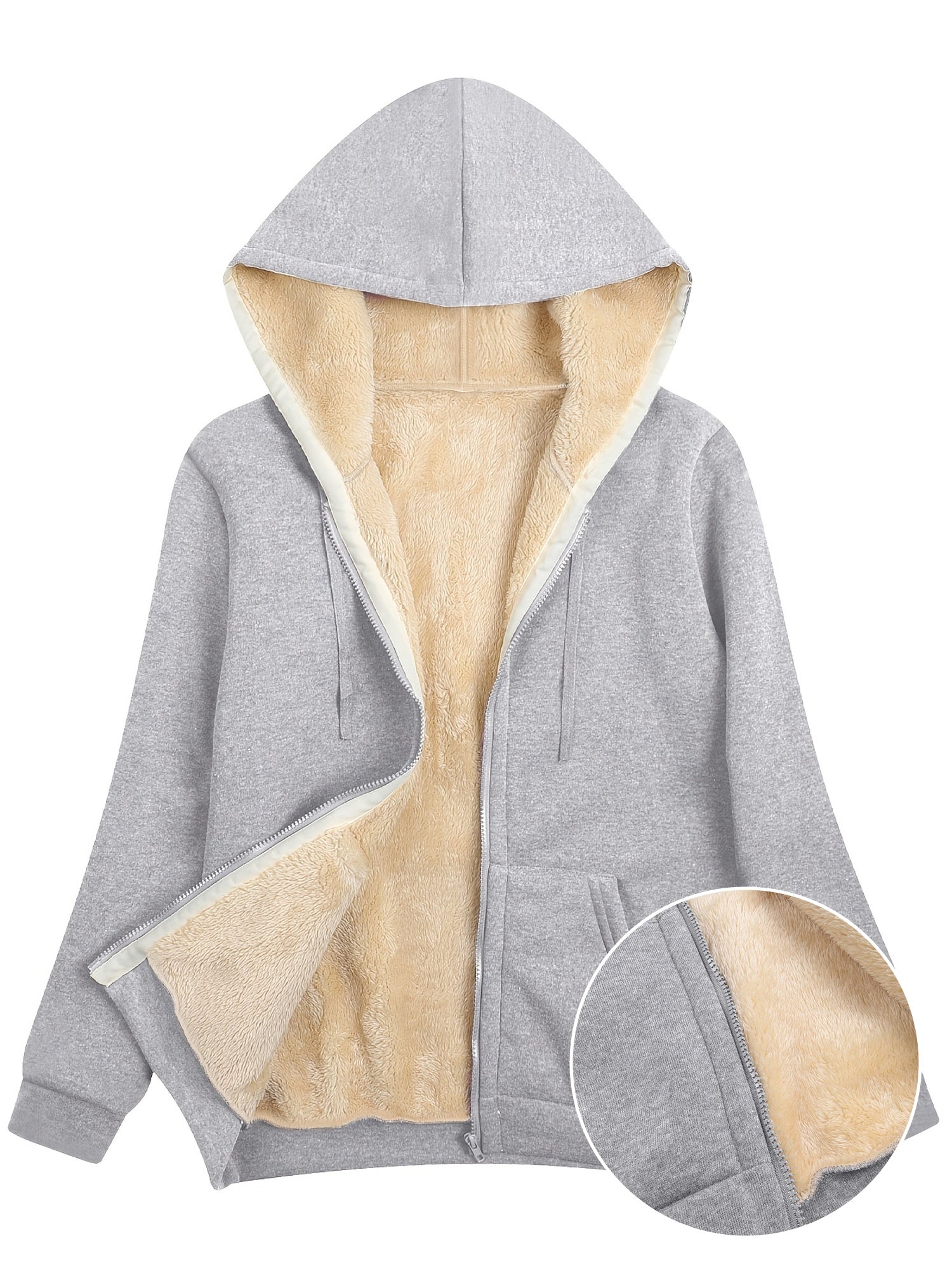 Krohn-e | Bequeme Damen Zip up Jacke