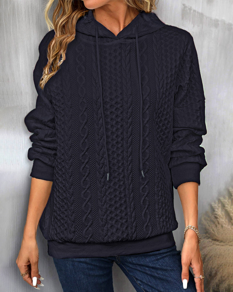 Fudus | Einfacher Kapuzenpullover in Uni