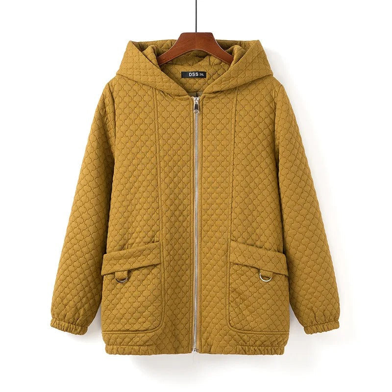 Krohn-e | Gepolsterte Steppjacke mit Kapuze