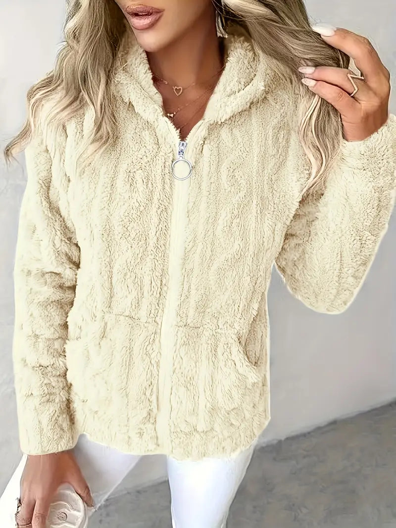 Krohn-e | Langarm Kapuzenpullover mit Reißverschluss