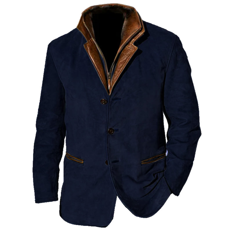 Krohn-e | Vintage Wildlederjacke für Herren