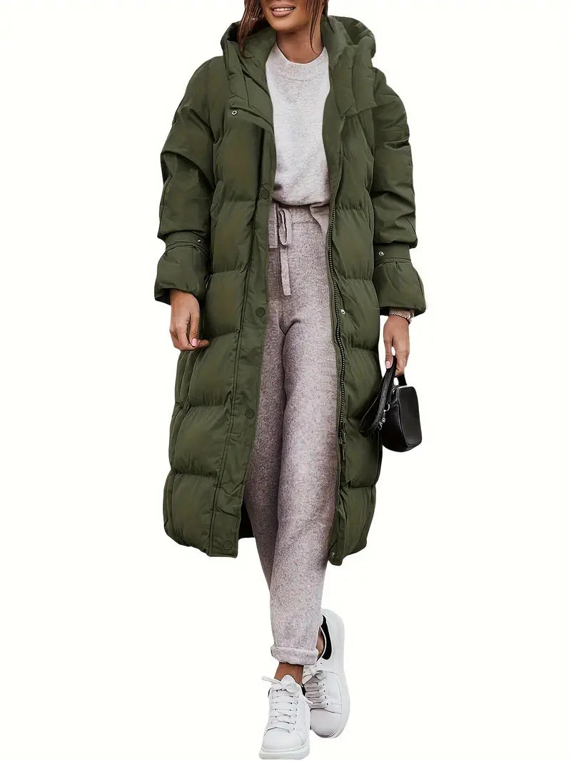 Krohn-e | Pufferjacke mit Kapuze für Damen - Warm