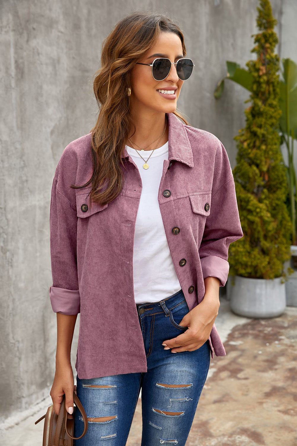 Krohn-e | Cordura Langarm Button-Up Shirt Jacke