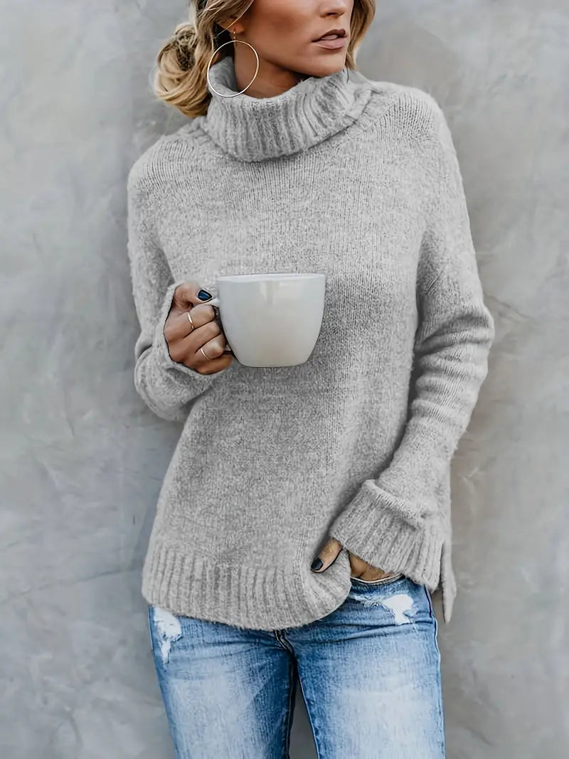 Krohn-e | Rollkragenpullover mit Modernem Schnitt