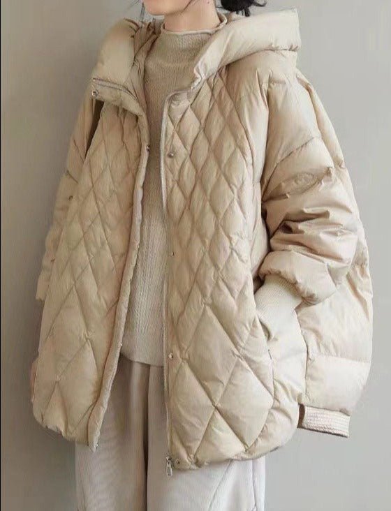 Krohn-e | Kapuzen Reißverschlussjacke für Frauen Spezielle Winter