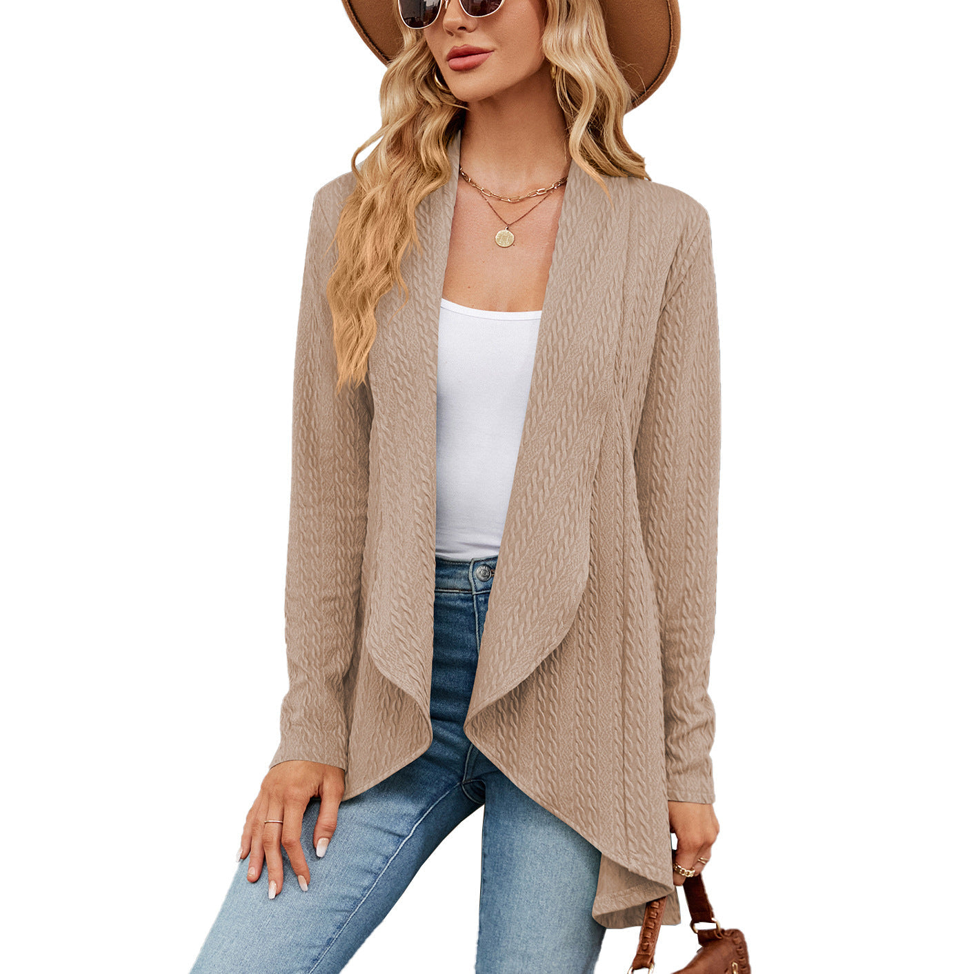 Krohn-e | Langärmelige Jacke für Damen in Uni Farbe