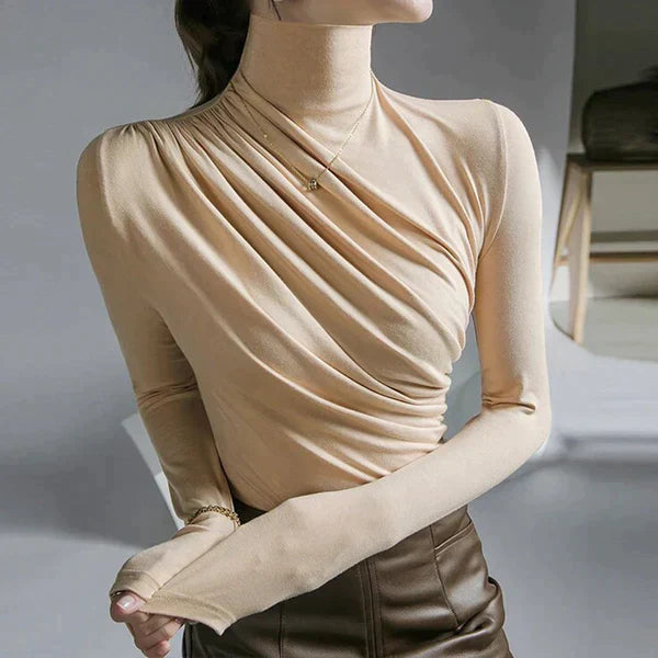 Krohn-e | Falten Rollkragenpullover