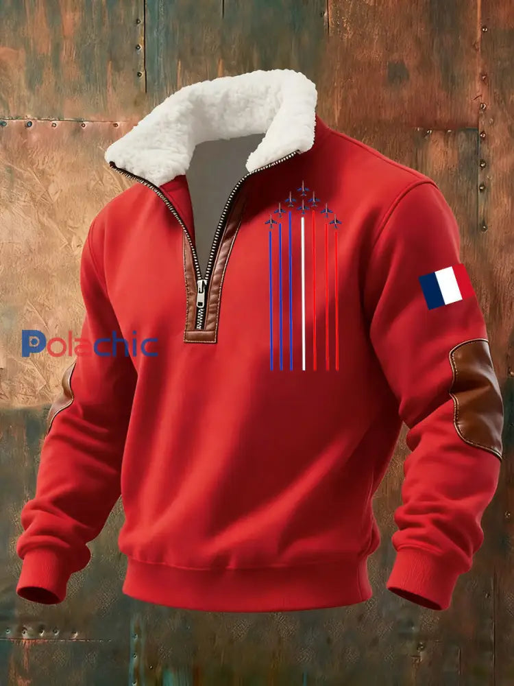Krohn-e | Bequeme Herrenjacke im Baggy-Stil mit Zipper