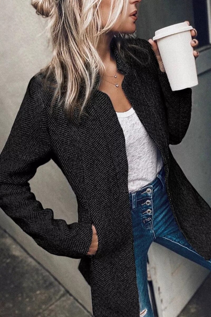 Krohn-e | Mühelose und Schicke Winter Strickjacke