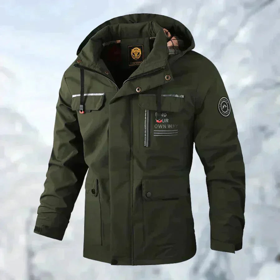 Krohn-e | Wasserdichte Jacke in Titanium