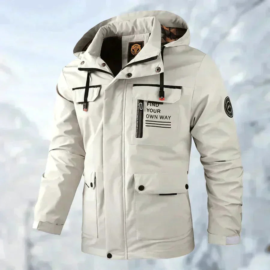 Krohn-e | Wasserdichte Jacke in Titanium