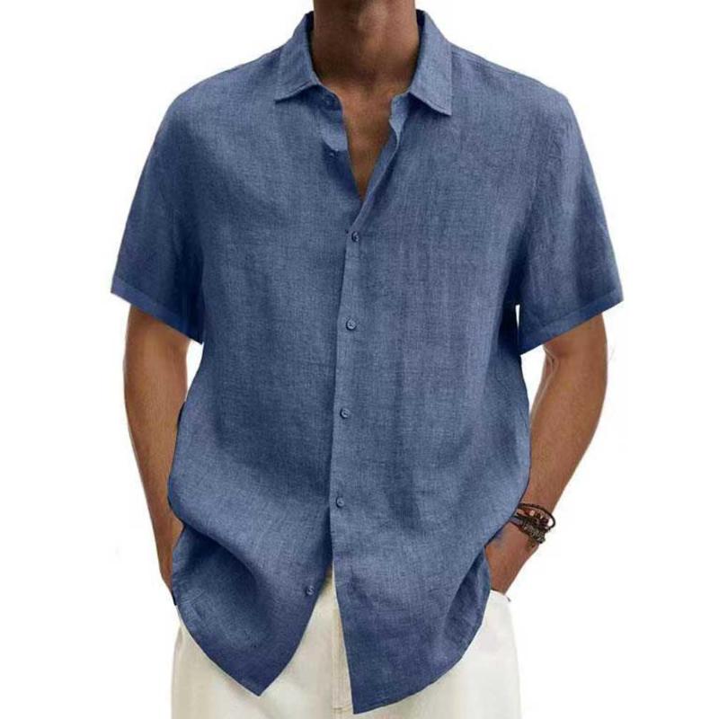 Stylisches kurzärmeliges Sommerhemd Lorenzio
