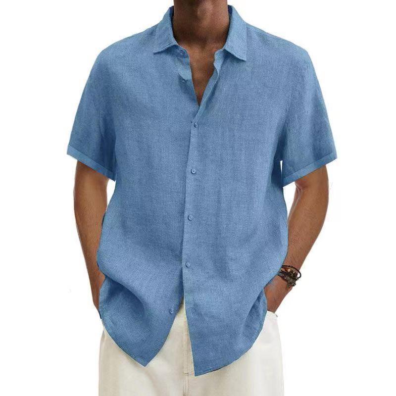 Stylisches kurzärmeliges Sommerhemd Lorenzio