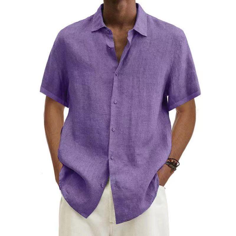 Stylisches kurzärmeliges Sommerhemd Lorenzio