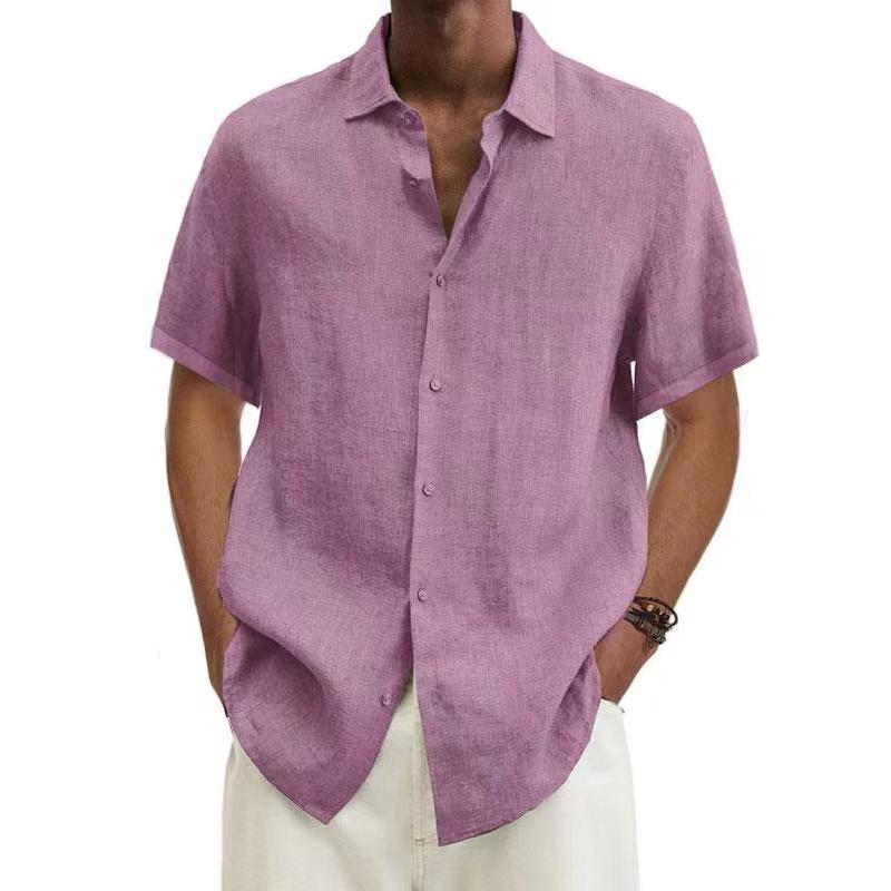 Stylisches kurzärmeliges Sommerhemd Lorenzio