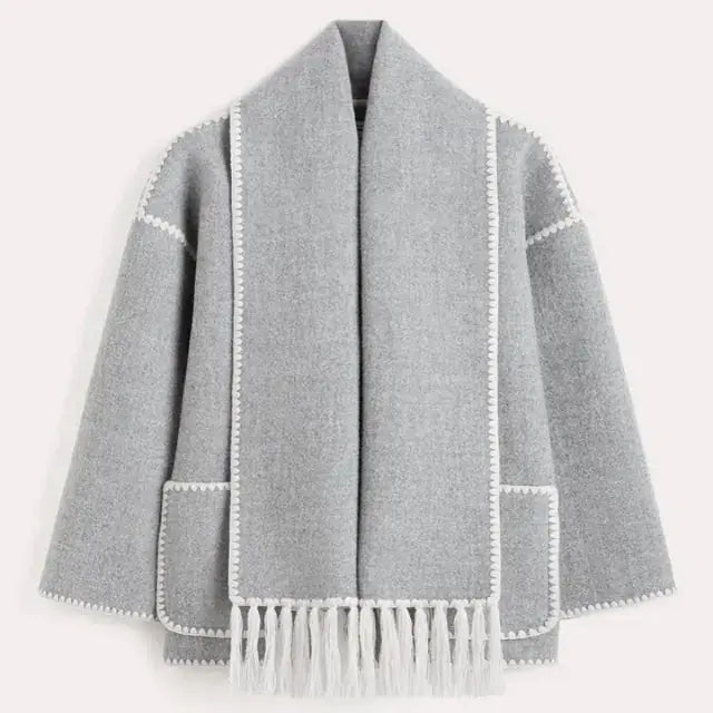 Krohn-e | Jacke mit Schalkragen