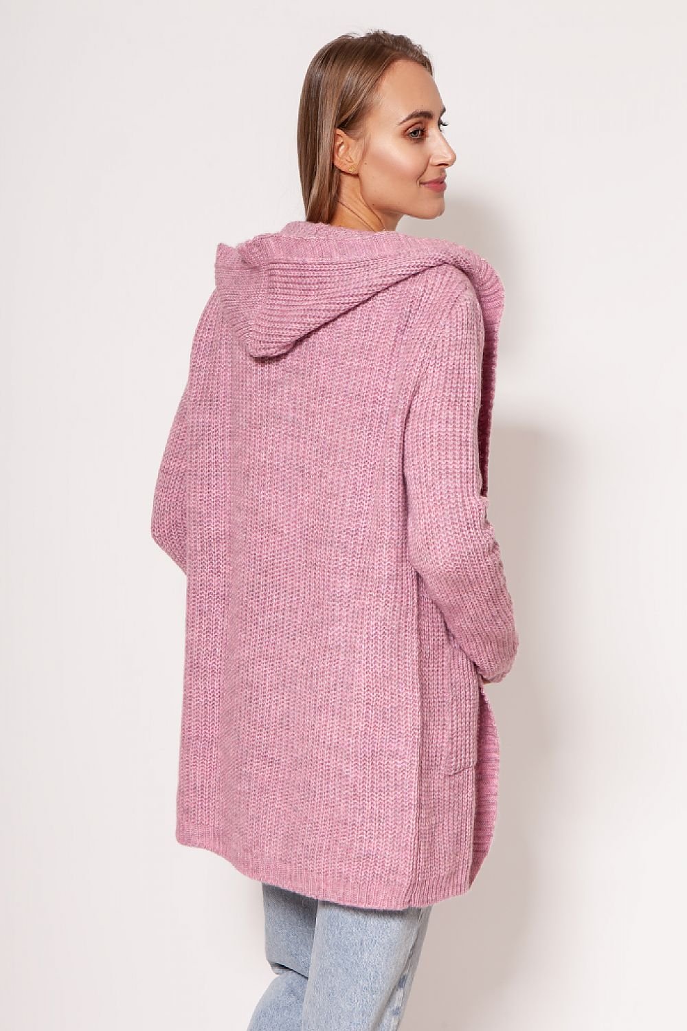 Krohn-e | Strickjacke mit Kapuze Soft und Warm Lässiger Look