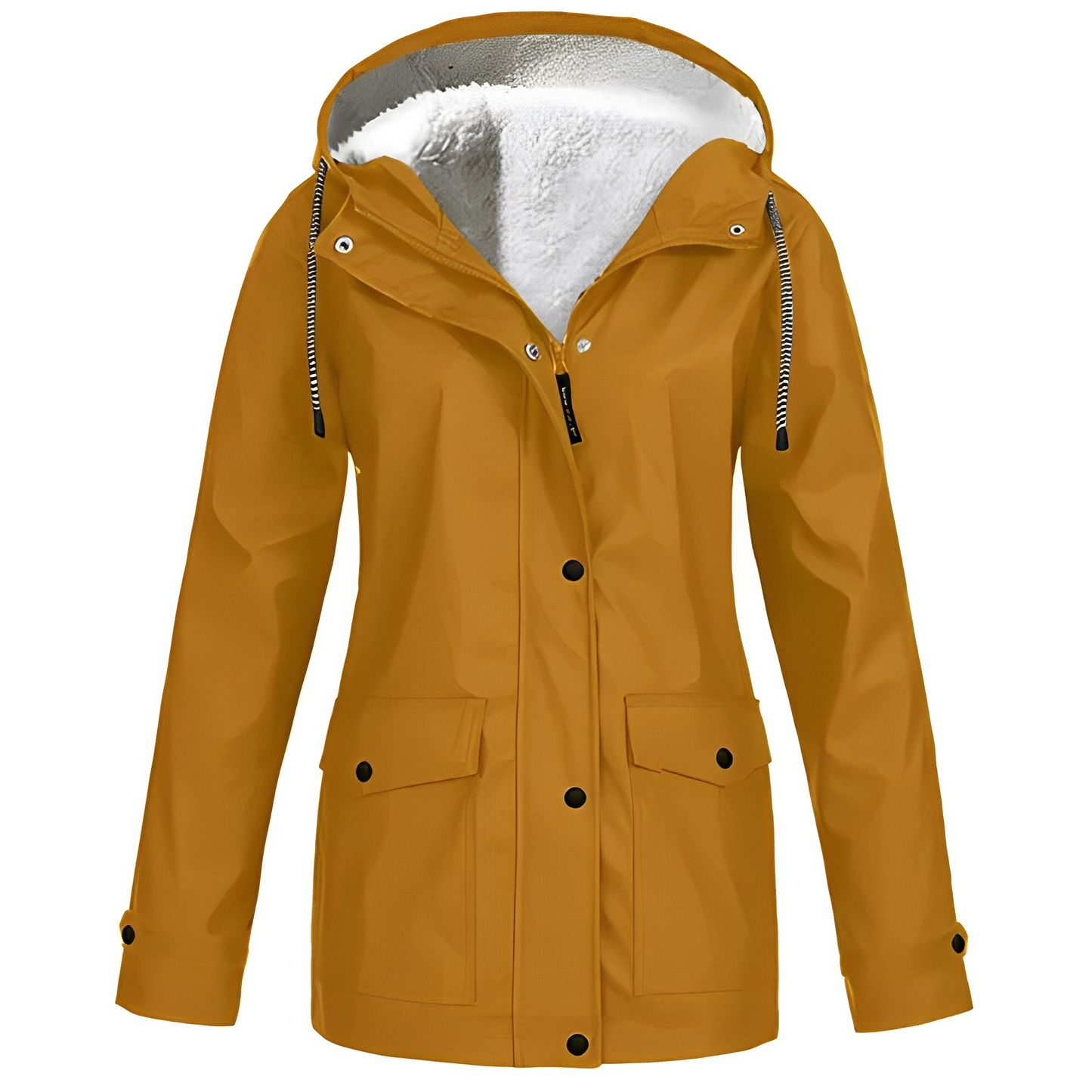Krohn-e | Fleecegefütterte Damen Regenjacke