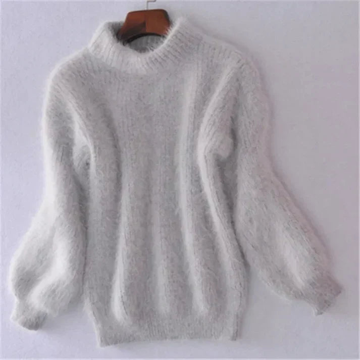 Krohn-e | Weinlese Angora Pullover