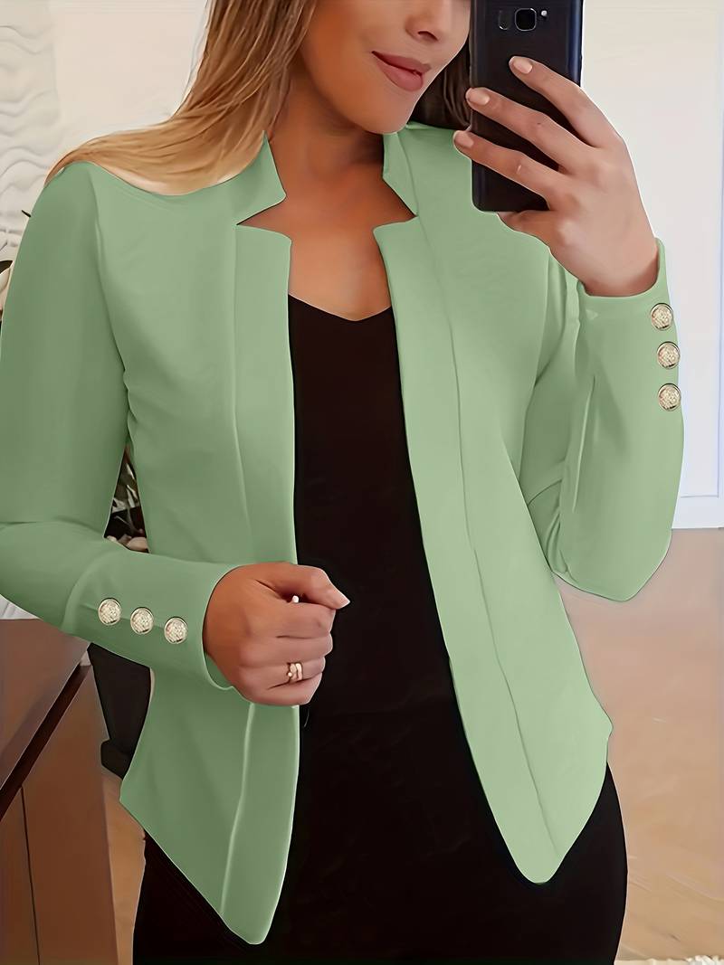 Krohn-e | Freizeit Damen Blazer Mit Knöpfen