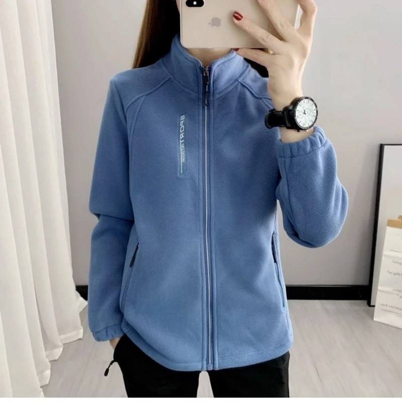 Krohn-e | Warme Winter Fleecejacke für Frauen