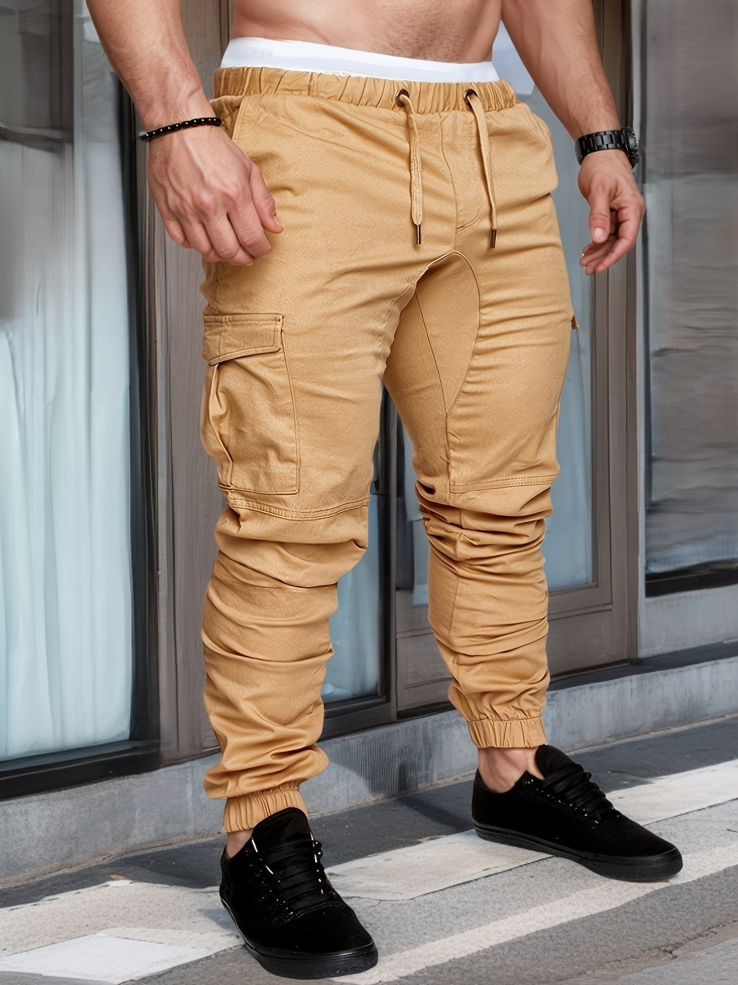 Herren Cargohose von Ben mit Taschen für die Freizeit