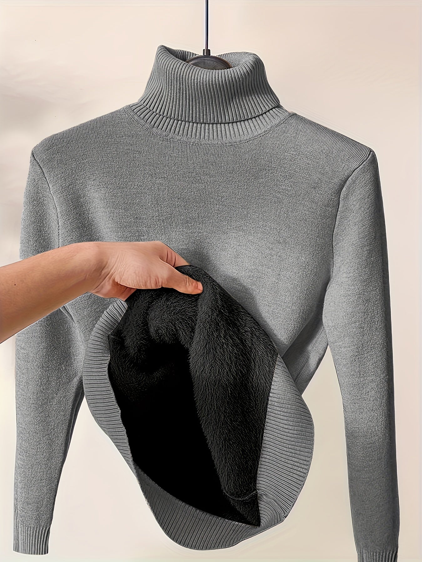 Krohn-e | Foret Rollkragenpullover Warm und Weich Perfekt für Den Winter