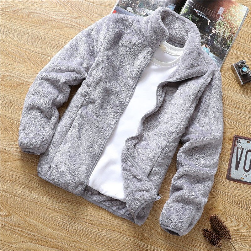 Krohn-e | Doppelseitige Fleece Jacke